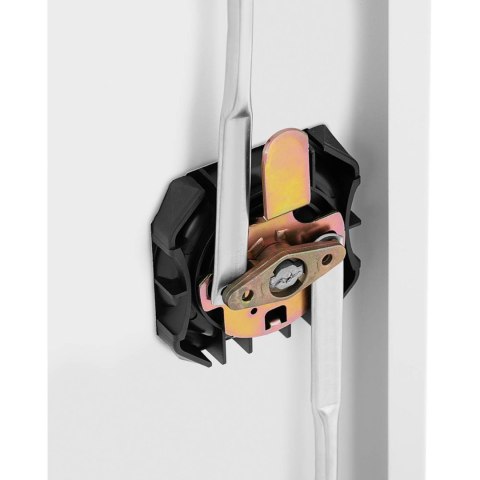 Szafka metalowa biurowa na dokumenty akta z zamkiem na klucz 2-półkowa BIAŁA Szafka metalowa biurowa na dokumenty akta z zamkiem na klucz 2-półkowa BIAŁA