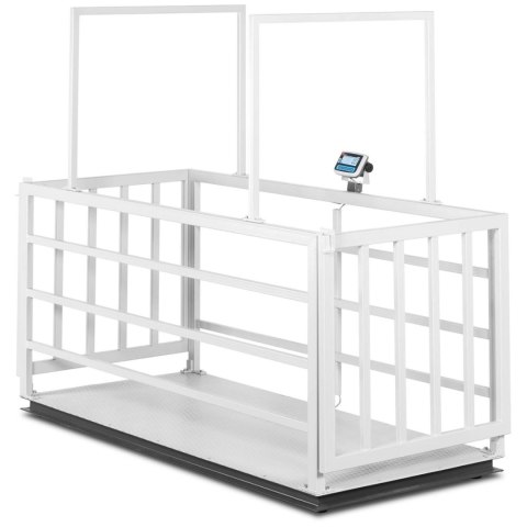 Waga weterynaryjna platformowa inwentarska z klatką dla zwierząt 3000/1 kg 110x240 cm LCD Waga weterynaryjna platformowa inwentarska z klatką dla zwierząt 3000/1 kg 110x240 cm LCD