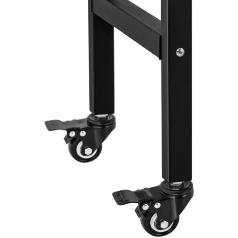 Wózek podstawa do maszyny do popcornu z szafką retro 51 x 37 cm - czarno-złoty Wózek podstawa do maszyny do popcornu z szafką retro 51 x 37 cm - czarno-złoty