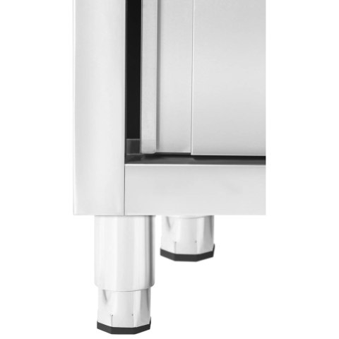 Zlew basen gastronomiczny dwukomorowy z szafką z drzwiami przesuwnymi 160 x 60 x 95 cm Zlew basen gastronomiczny dwukomorowy z szafką z drzwiami przesuwnymi 160 x 60 x 95 cm