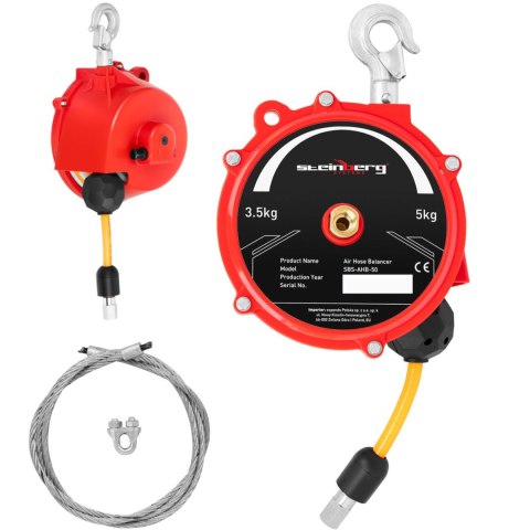 Balanser linkowy odciążnik z wężem pneumatycznym 3,5 - 5 kg 1,3 m Balanser linkowy odciążnik z wężem pneumatycznym 3,5 - 5 kg 1,3 m