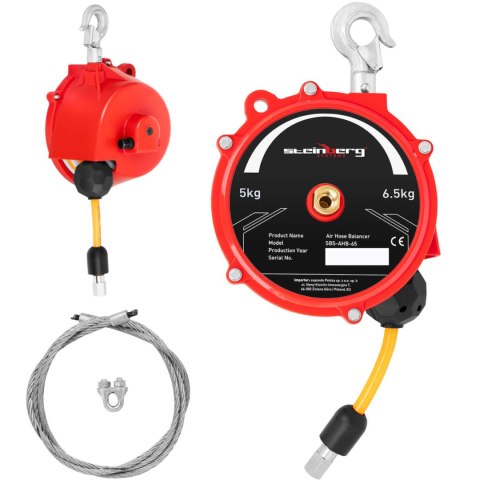 Balanser linkowy odciążnik z wężem pneumatycznym 5 - 6,5 kg 1,3 m Balanser linkowy odciążnik z wężem pneumatycznym 5 - 6,5 kg 1,3 m