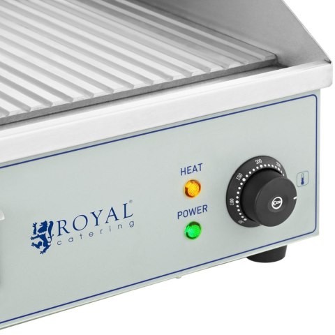 Grill elektryczny płyta grillowa ryflowana podwójna 400 x 730 mm 2 x 2000 W Grill elektryczny płyta grillowa ryflowana podwójna 400 x 730 mm 2 x 2000 W