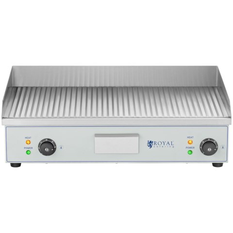 Grill elektryczny płyta grillowa ryflowana podwójna 400 x 730 mm 2 x 2000 W Grill elektryczny płyta grillowa ryflowana podwójna 400 x 730 mm 2 x 2000 W