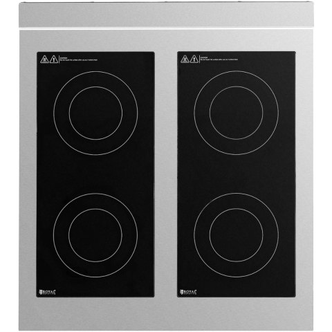 Kuchnia indukcyjna 4 palnikowa wolnostojąca na otwartej podstawie 400 V 17000 W Kuchnia indukcyjna 4 palnikowa wolnostojąca na otwartej podstawie 400 V 17000 W