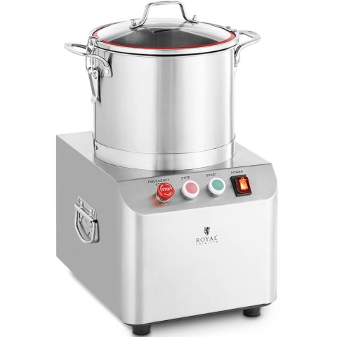 Kuter wilk gastronomiczny do siekania mielenia krojenia mięsa warzyw 1400 obr./min 10 l 750 W Kuter wilk gastronomiczny do siekania mielenia krojenia mięsa warzyw 1400 obr./min 10 l 750 W