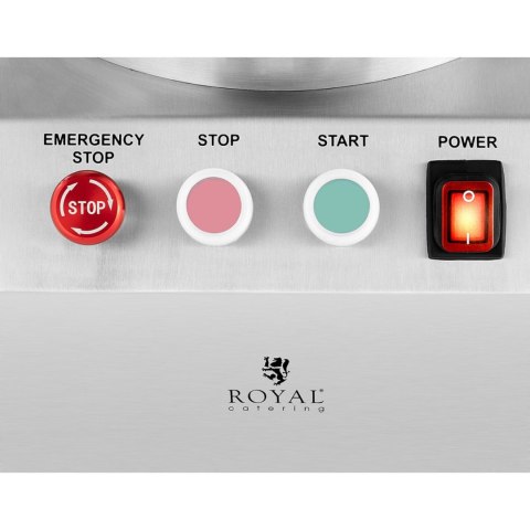 Kuter wilk gastronomiczny do siekania mielenia krojenia mięsa warzyw 1400 obr./min 10 l 750 W Kuter wilk gastronomiczny do siekania mielenia krojenia mięsa warzyw 1400 obr./min 10 l 750 W