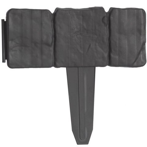 Palisada obrzeże do trawnika imitacja kamienia STONE 2.5m - szara Palisada obrzeże do trawnika imitacja kamienia STONE 2.5m - szara