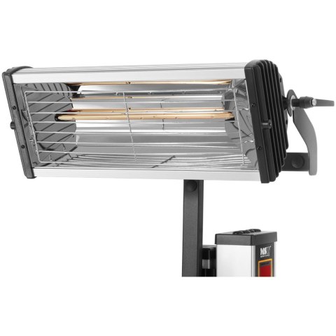 Promiennik podczerwieni warsztatowy lakierniczy do suszenia karoserii na statywie 2 x 1000 W Promiennik podczerwieni warsztatowy lakierniczy do suszenia karoserii na statywie 2 x 1000 W