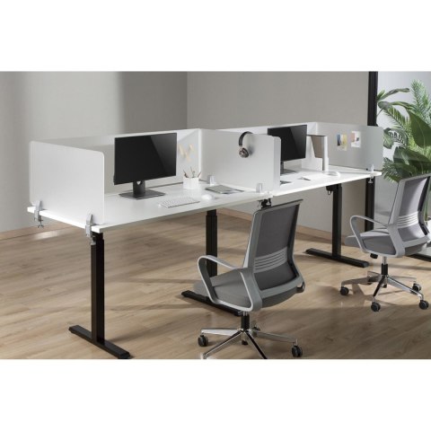 Ścianka przegroda działowa biurkowa panel akrylowy trójstronny 3 szt. Ścianka przegroda działowa biurkowa panel akrylowy trójstronny 3 szt.