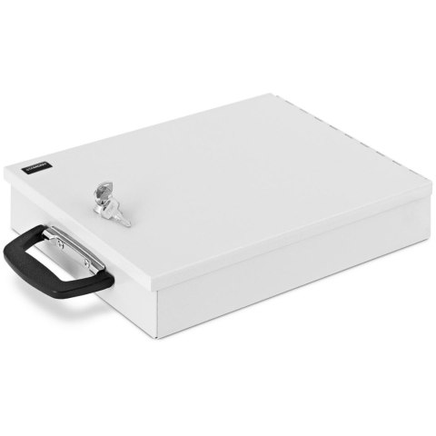 Sejf kasetka metalowa na dokumenty zamykana na klucz 355 x 255 x 70 mm DIN A4 Sejf kasetka metalowa na dokumenty zamykana na klucz 355 x 255 x 70 mm DIN A4