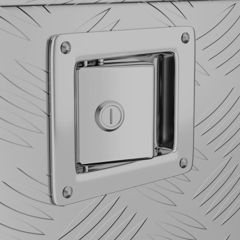 Skrzynia narzędziowa transportowa aluminiowa zamykana na klucz 150 l 124 x 38.5 x 38.5 cm Skrzynia narzędziowa transportowa aluminiowa zamykana na klucz 150 l 124 x 38.5 x 38.5 cm