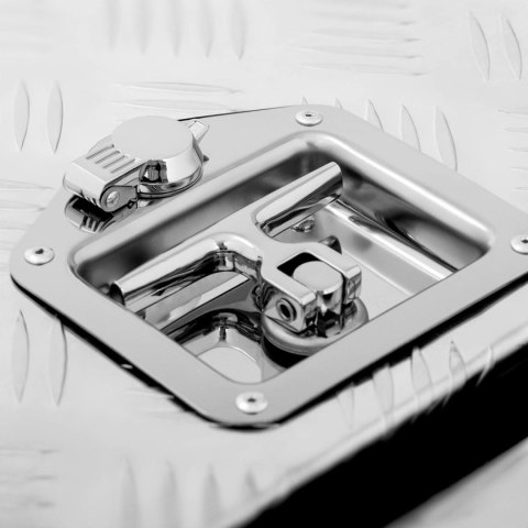 Skrzynka narzędziowa transportowa aluminiowa zamykana na klucz 280 l 177 x 40 x 40 cm Skrzynka narzędziowa transportowa aluminiowa zamykana na klucz 280 l 177 x 40 x 40 cm