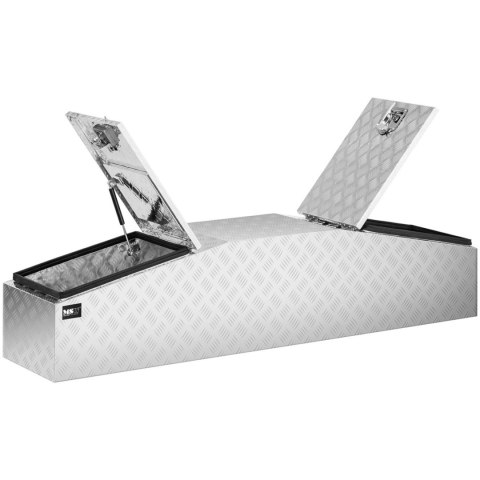 Skrzynka narzędziowa transportowa aluminiowa zamykana na klucz 280 l 177 x 40 x 40 cm Skrzynka narzędziowa transportowa aluminiowa zamykana na klucz 280 l 177 x 40 x 40 cm