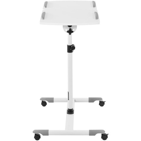 Stolik stojak pod laptopa odchylany regulowany 2 blaty 43 x 91 cm 700 - 1100 mm Stolik stojak pod laptopa odchylany regulowany 2 blaty 43 x 91 cm 700 - 1100 mm