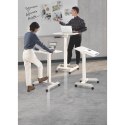 Stolik stojak pod laptopa odchylany regulowany na kółkach 60 x 52 cm 760 - 1130 mm Stolik stojak pod laptopa odchylany regulowany na kółkach 60 x 52 cm 760 - 1130 mm