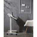Stolik stojak pod laptopa odchylany regulowany na kółkach 60 x 52 cm 760 - 1130 mm Stolik stojak pod laptopa odchylany regulowany na kółkach 60 x 52 cm 760 - 1130 mm