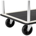 Wózek półkowy transportowy z uchwytami 2 półki do 120 kg 72 x 43 cm Wózek półkowy transportowy z uchwytami 2 półki do 120 kg 72 x 43 cm