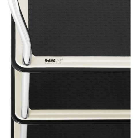 Wózek półkowy transportowy z uchwytami 2 półki do 120 kg 72 x 43 cm Wózek półkowy transportowy z uchwytami 2 półki do 120 kg 72 x 43 cm