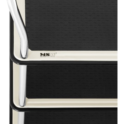 Wózek półkowy transportowy z uchwytami 3 półki do 150 kg 72 x 43 cm Wózek półkowy transportowy z uchwytami 3 półki do 150 kg 72 x 43 cm