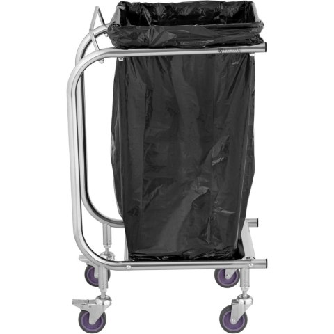 Wózek stojak na worki na śmieci odpady ze stali nierdzewnej Wózek stojak na worki na śmieci odpady ze stali nierdzewnej