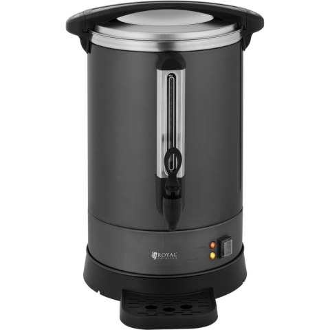 Zaparzacz do kawy herbaty z kranem i tacką ociekową 14 l 1400 W szary Zaparzacz do kawy herbaty z kranem i tacką ociekową 14 l 1400 W szary