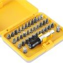 Zestaw bitów nasadek końcówek do wkrętarki - 34 szt. Zestaw bitów nasadek końcówek do wkrętarki - 34 szt.