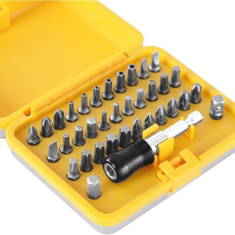 Zestaw bitów nasadek końcówek do wkrętarki - 34 szt. Zestaw bitów nasadek końcówek do wkrętarki - 34 szt.