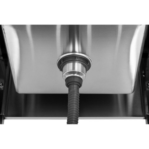 Zlew basen gastronomiczny jednokomorowy z półką i rantem 60 x 60 x 94 cm Zlew basen gastronomiczny jednokomorowy z półką i rantem 60 x 60 x 94 cm