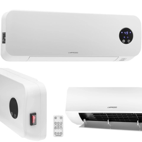 Grzejnik elektryczny ceramiczny ścienny kurtyna powietrzna z pilotem 1000/2000W Grzejnik elektryczny ceramiczny ścienny kurtyna powietrzna z pilotem 1000/2000W