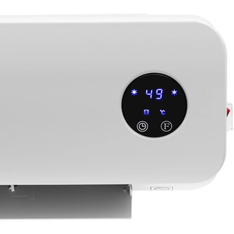 Grzejnik elektryczny ceramiczny ścienny kurtyna powietrzna z pilotem 1000/2000W Grzejnik elektryczny ceramiczny ścienny kurtyna powietrzna z pilotem 1000/2000W