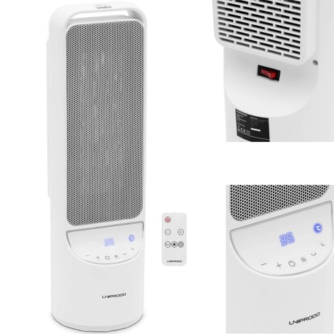 Grzejnik elektryczny kolumnowy z pilotem 1200/2000 W Grzejnik elektryczny kolumnowy z pilotem 1200/2000 W