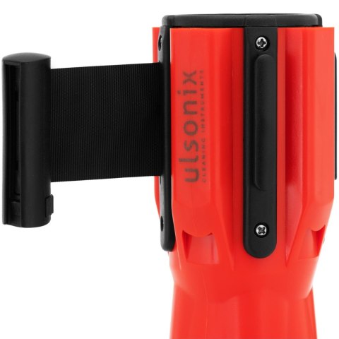 Kaseta z taśmą odgradzającą ostrzegawczą nakładka na słupek pachołek 3 m czarna Kaseta z taśmą odgradzającą ostrzegawczą nakładka na słupek pachołek 3 m czarna