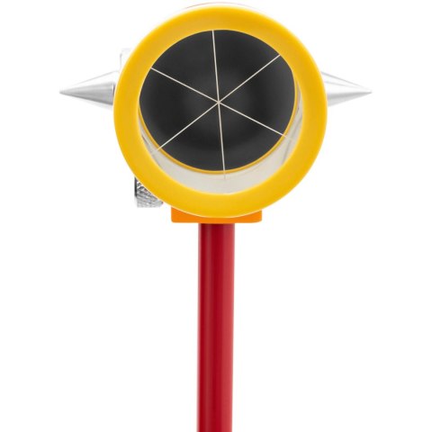 Mini pryzmat lustro dalmiercze geodezyjne z tyczką i podstawą srebrna powłoka śr. 3,6 cm 1,26 m Mini pryzmat lustro dalmiercze geodezyjne z tyczką i podstawą srebrna powłoka śr. 3,6 cm 1,26 m