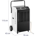 Osuszacz powietrza pochłaniacz wilgoci przemysłowy budowlany 1300 W 857 m3/h do 230 m2 Osuszacz powietrza pochłaniacz wilgoci przemysłowy budowlany 1300 W 857 m3/h do 230 m2