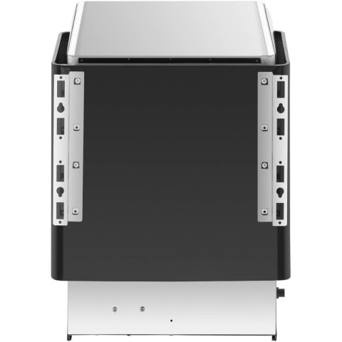 Piec do sauny elektryczny z wbudowanym sterowaniem 9-13 m3 do 110C 400 V 9 kW srebrno-czarny Piec do sauny elektryczny z wbudowanym sterowaniem 9-13 m3 do 110C 400 V 9 kW srebrno-czarny