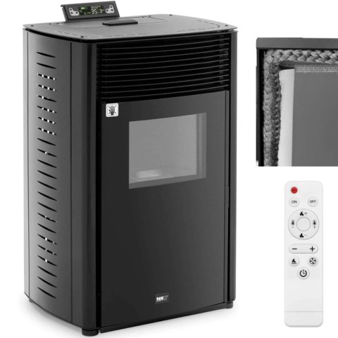 Piec piecyk kominek na pellet wolnostojący z pilotem 50-325 m3 13000 W Piec piecyk kominek na pellet wolnostojący z pilotem 50-325 m3 13000 W