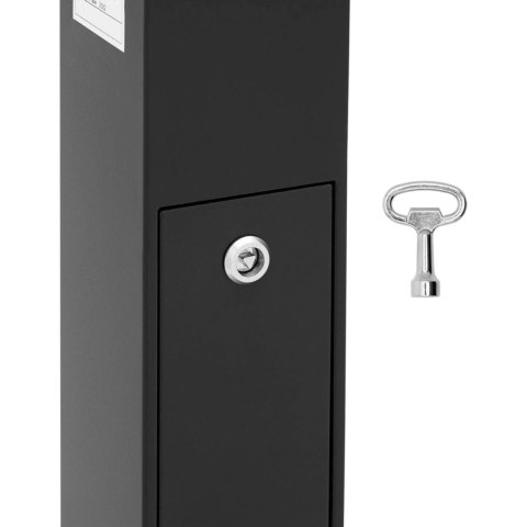 Popielnica popielniczka wolnostojąca zamykana z żelaza 3.5 l - ciemnoszara Popielnica popielniczka wolnostojąca zamykana z żelaza 3.5 l - ciemnoszara