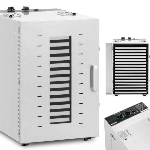 Suszarka do pyłku pszczelego obnóży pyłkowych 16 półek 30-70C 100 l 1431 W Suszarka do pyłku pszczelego obnóży pyłkowych 16 półek 30-70C 100 l 1431 W