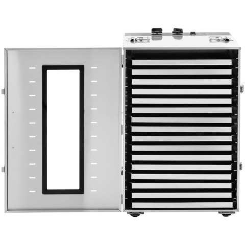 Suszarka do pyłku pszczelego obnóży pyłkowych 16 półek 30-70C 100 l 1431 W Suszarka do pyłku pszczelego obnóży pyłkowych 16 półek 30-70C 100 l 1431 W