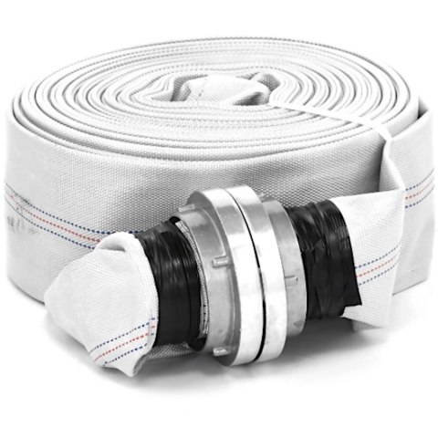 Wąż parciany płaski strażacki do wody ze złączem storz 3'' 76 mm 8-24 bar 30 m Wąż parciany płaski strażacki do wody ze złączem storz 3'' 76 mm 8-24 bar 30 m