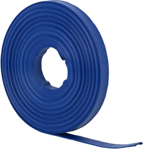 Wąż płaski do pompy wody ogrodu wzmocniony 1 1/2'' 38 mm 7-21 bar 50 m Wąż płaski do pompy wody ogrodu wzmocniony 1 1/2'' 38 mm 7-21 bar 50 m