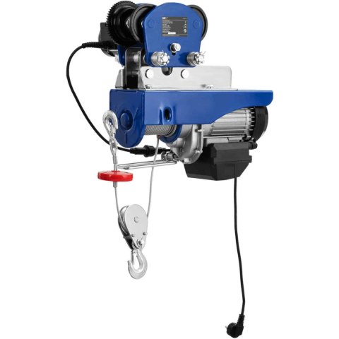 Wciągarka elektryczna z suwnicą linowa 1350 W 12 m 400 kg Wciągarka elektryczna z suwnicą linowa 1350 W 12 m 400 kg