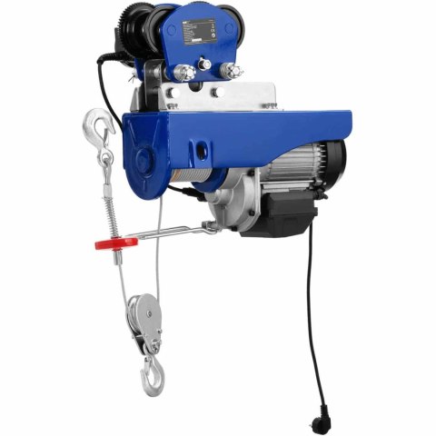 Wciągarka elektryczna z suwnicą linowa 1600 W 12 m 500 kg Wciągarka elektryczna z suwnicą linowa 1600 W 12 m 500 kg