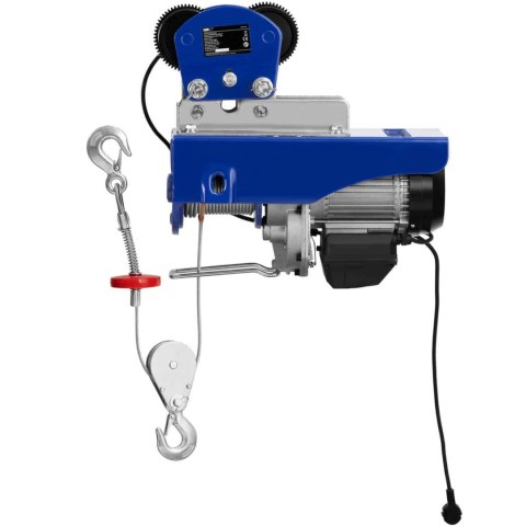 Wciągarka elektryczna z suwnicą linowa 1600 W 12 m 500 kg Wciągarka elektryczna z suwnicą linowa 1600 W 12 m 500 kg