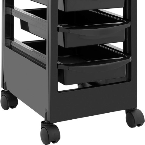 Wózek pomocnik fryzjerski do strzyżenia koloryzacji 5 szuflad półka 495 x 315 mm Wózek pomocnik fryzjerski do strzyżenia koloryzacji 5 szuflad półka 495 x 315 mm