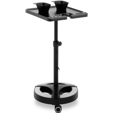 Wózek pomocnik fryzjerski regulowany 400 x 400 mm + 2 miski Wózek pomocnik fryzjerski regulowany 400 x 400 mm + 2 miski