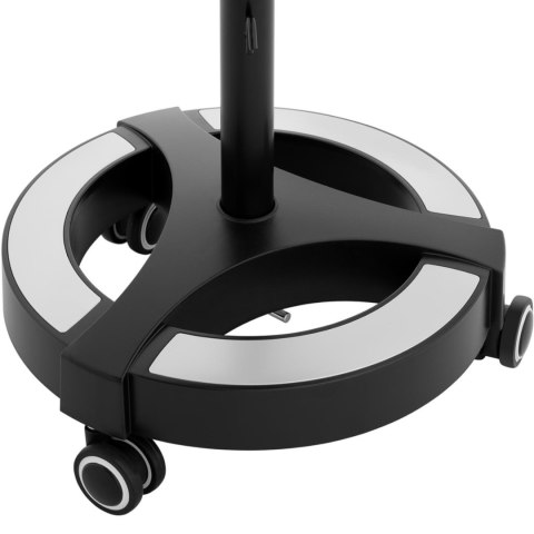 Wózek pomocnik fryzjerski regulowany 400 x 400 mm + 2 miski Wózek pomocnik fryzjerski regulowany 400 x 400 mm + 2 miski