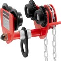 Wózek suwnicowy belkowy ręczny podwieszany z łańcuchem 60-110 mm 1000 kg Wózek suwnicowy belkowy ręczny podwieszany z łańcuchem 60-110 mm 1000 kg