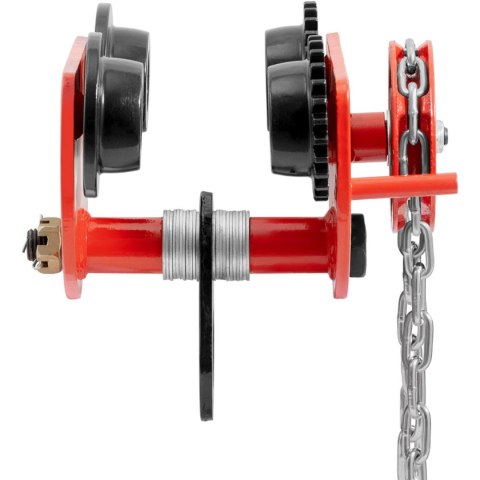 Wózek suwnicowy belkowy ręczny podwieszany z łańcuchem 60-110 mm 1000 kg Wózek suwnicowy belkowy ręczny podwieszany z łańcuchem 60-110 mm 1000 kg